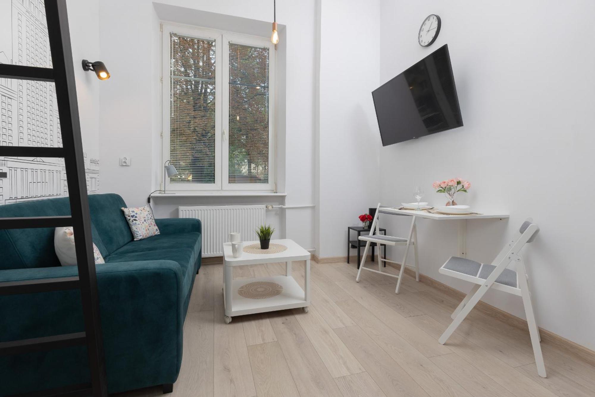 Aleja Wyzwolenia Studio with Mezzanine Warsaw Downtown by Noclegi Renters Exteriör bild